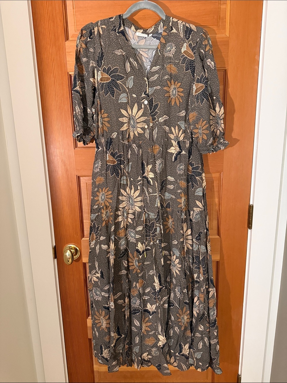 Spartina 449 Lynette Floral Midi Dress - Picture 4 of 9